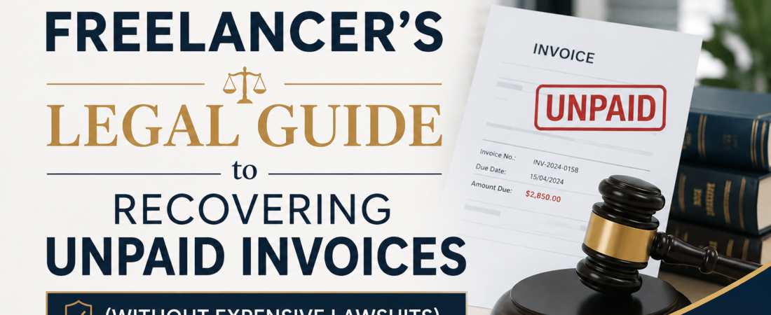 The Freelancer’s Legal Guide to Recovering Unpaid Invoices (Without Expensive Lawsuits)