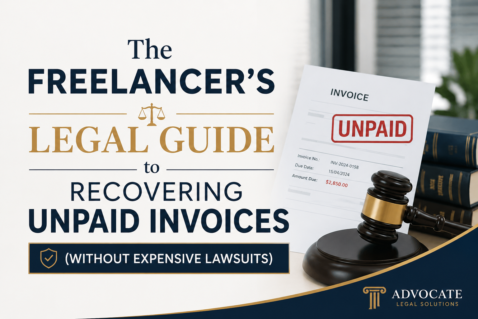 The Freelancer’s Legal Guide to Recovering Unpaid Invoices (Without Expensive Lawsuits)