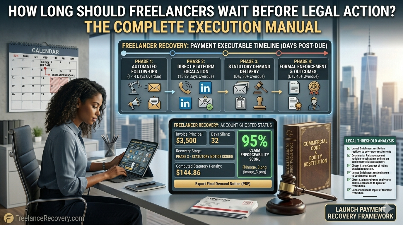 How Long Should Freelancers Wait Before Legal Action ? The Complete Execution Manual