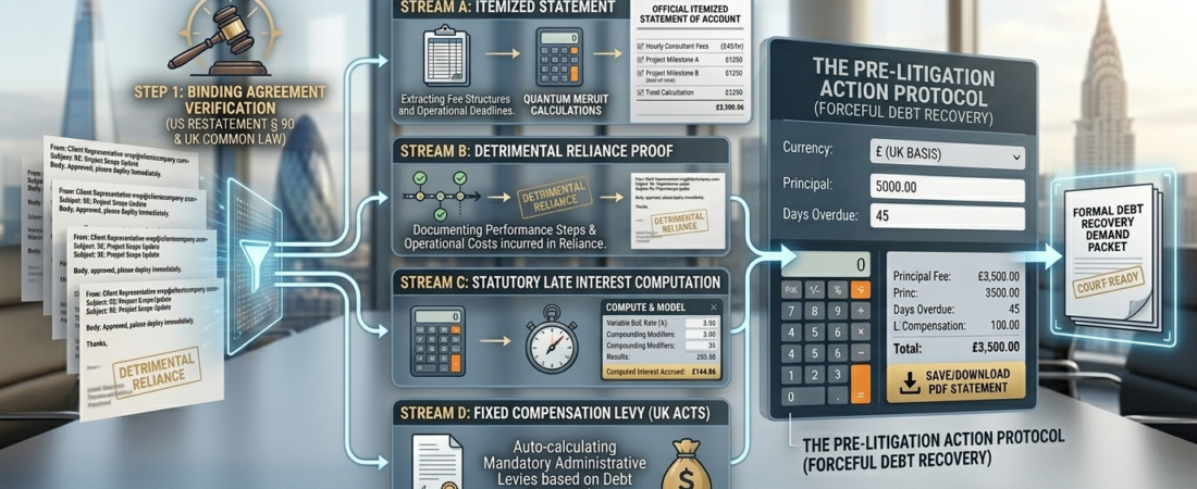 How to Turn an Email Trail into a Legally Defensible Invoice Statement