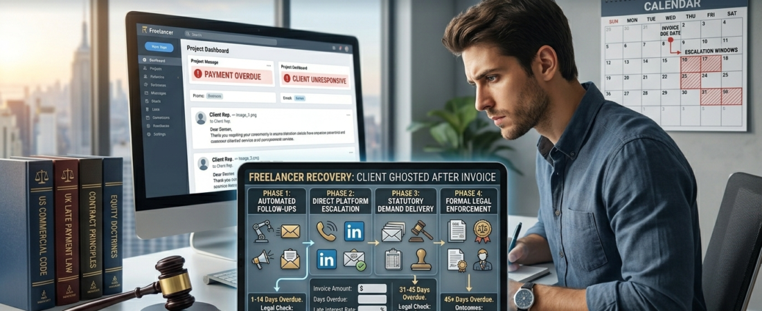 Client Ghosted After Invoice : Exact Recovery Timeline