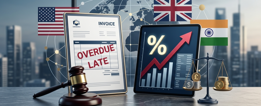 Can You Legally Charge Interest on Late Invoices ? (US,UK, & India Rules)