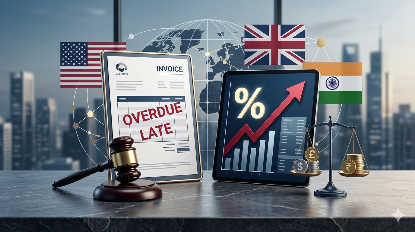 Can You Legally Charge Interest on Late Invoices ? (US,UK, & India Rules)