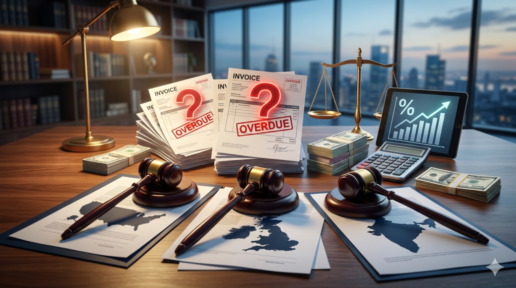 Can You Legally Charge Interest on Late Invoices ? (US,UK, & India Rules)