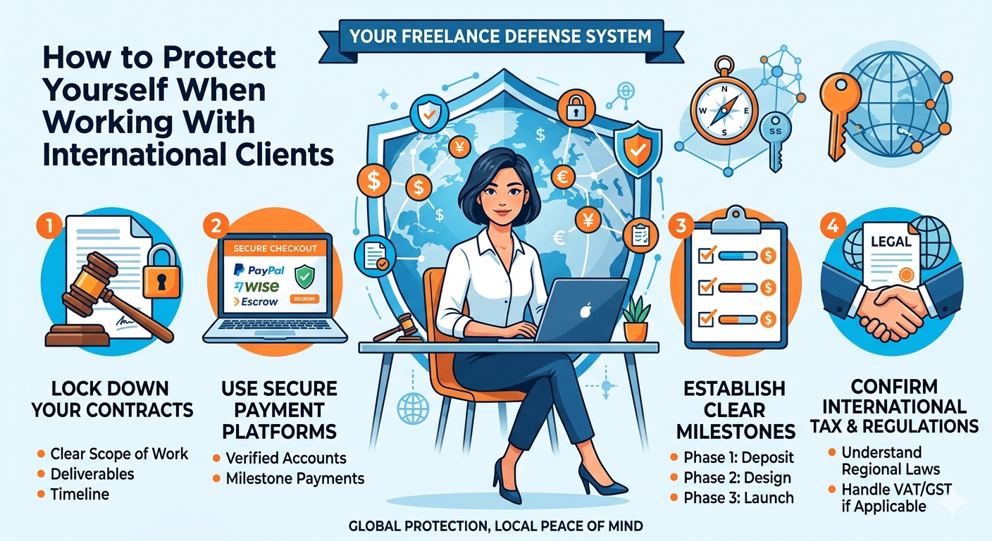 How to Protect Yourself When Working With International Clients
