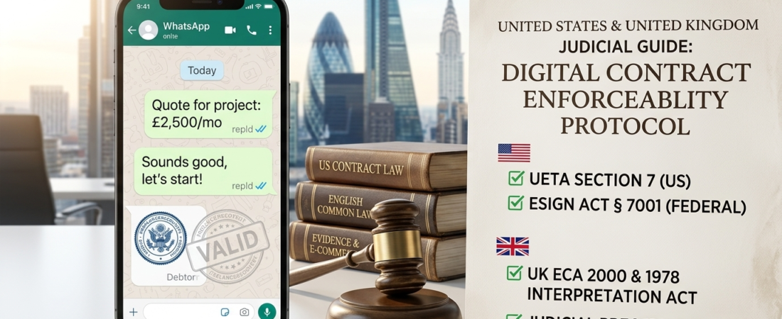 Is a WhatsApp Conversation a Legally Binding Contract ? The Ultimate US & UK Judicial Guide