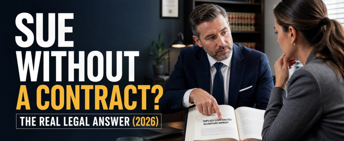Can You Sue a Client Without a Contract ? Real Legal Answer (2026)