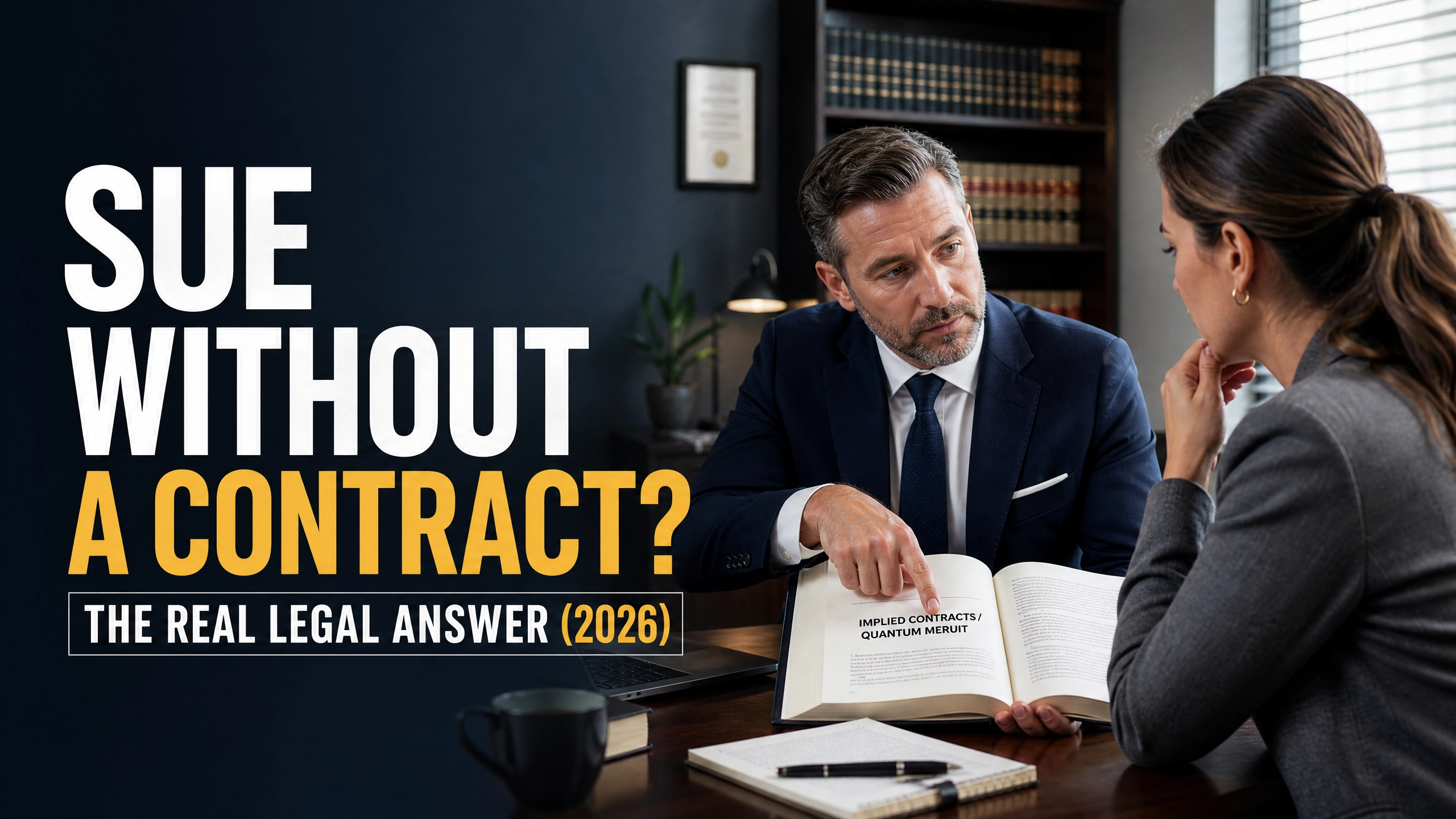 Can You Sue a Client Without Contract ? Real Legal Answer (2026)