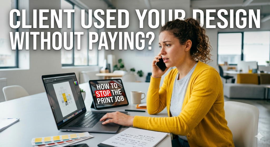Client Used Your Design Without Paying? Here’s How to Stop the Print Job