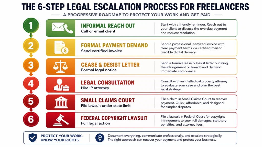 Client Used My Design Without Paying? What to Do (Legal Guide for Freelancers)