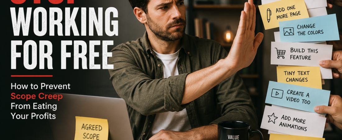 Stop Working for Free : How to Prevent Scope Creep From Eating Your Profits