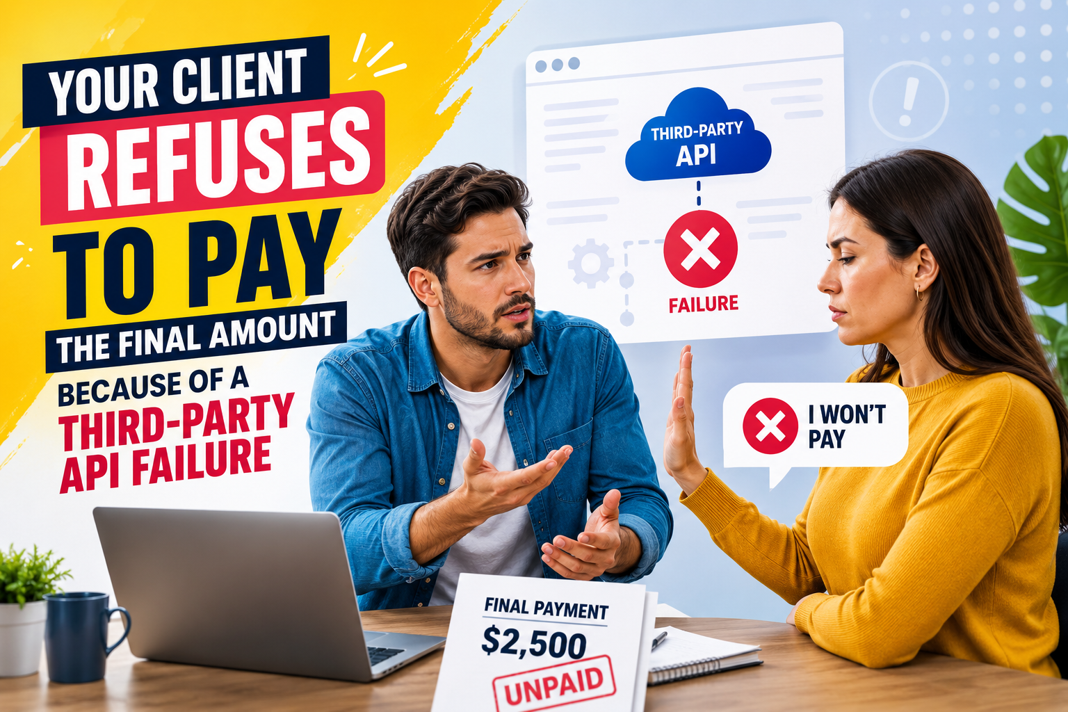 Your Client Refuses to Pay the Final Amount Because of a Third-Party API Failure