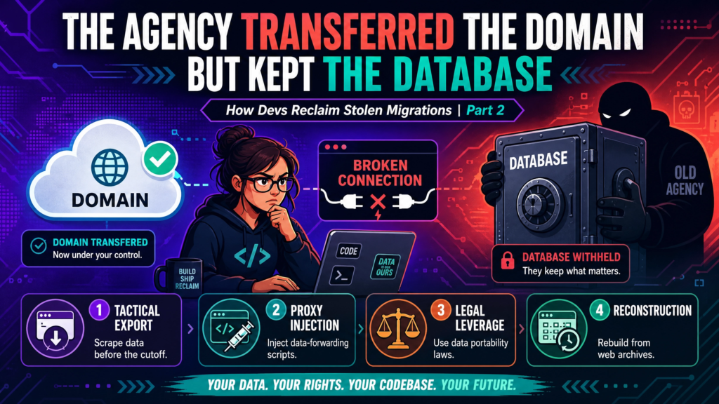 Client Not Paying After Website Migration? Legal Steps for Developers (DMCA + Recovery Guide)