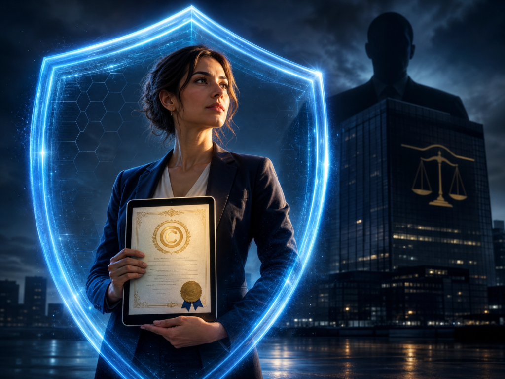 Copyright Registration Certificate Shield