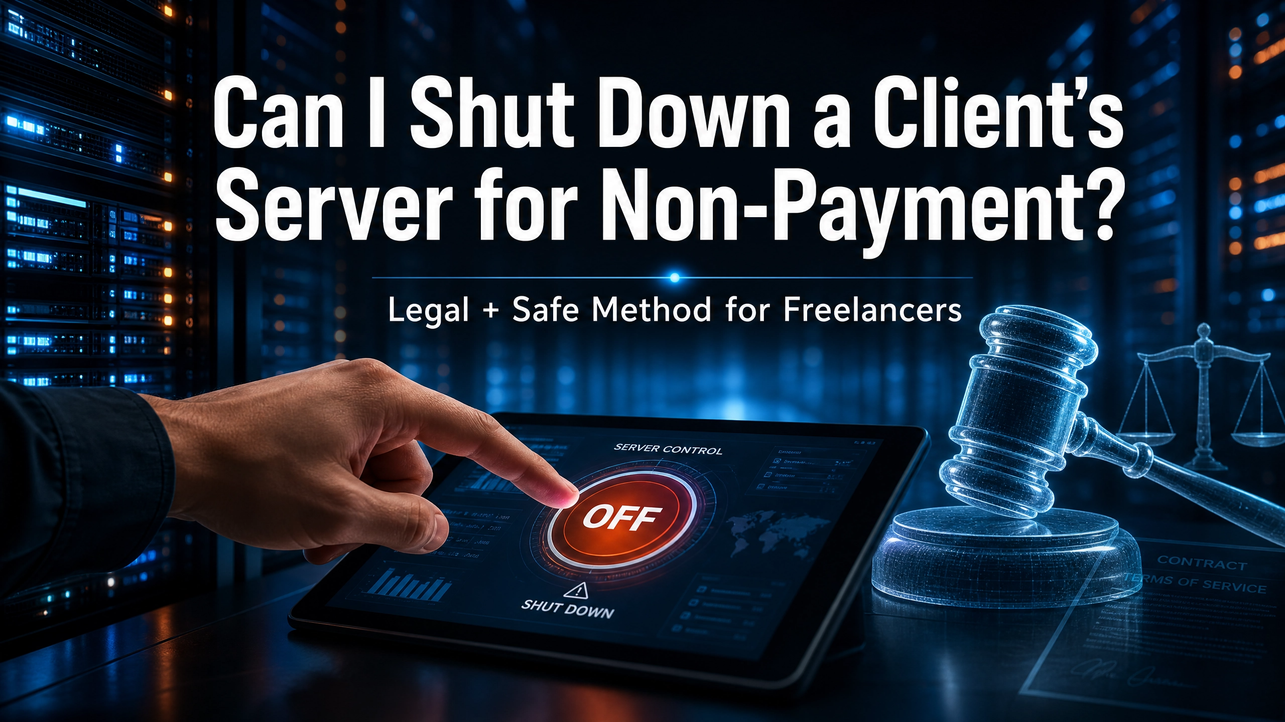Can I Shut Down a Clients Server for Non-Payment