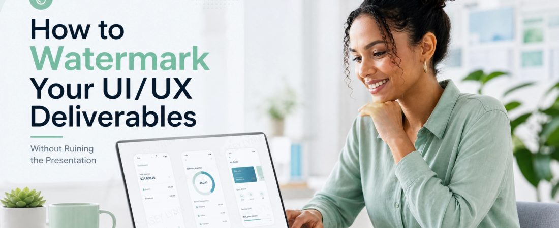 How to Watermark Your UI/UX Deliverables Without Ruining the Presentation