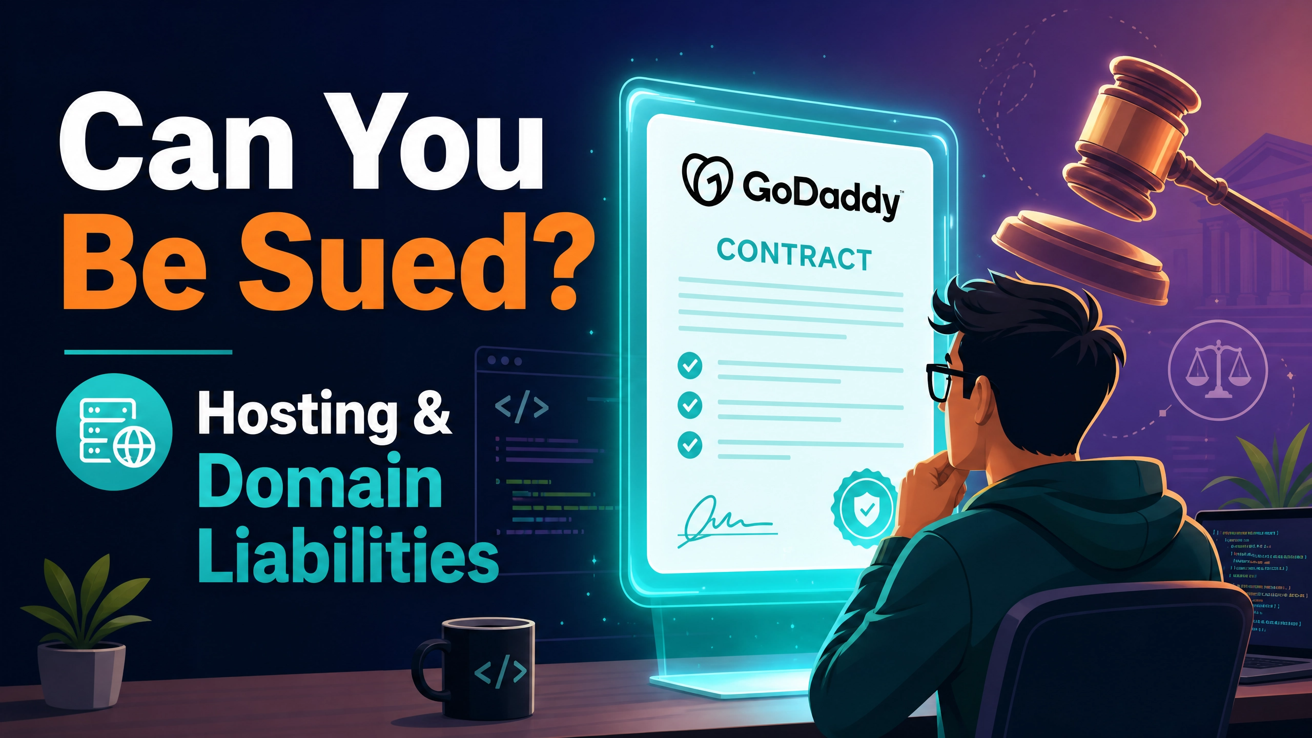 Can You Be Sued for a Client’s GoDaddy Account Dispute ? (Hosting & Domain Liabilities Explained)