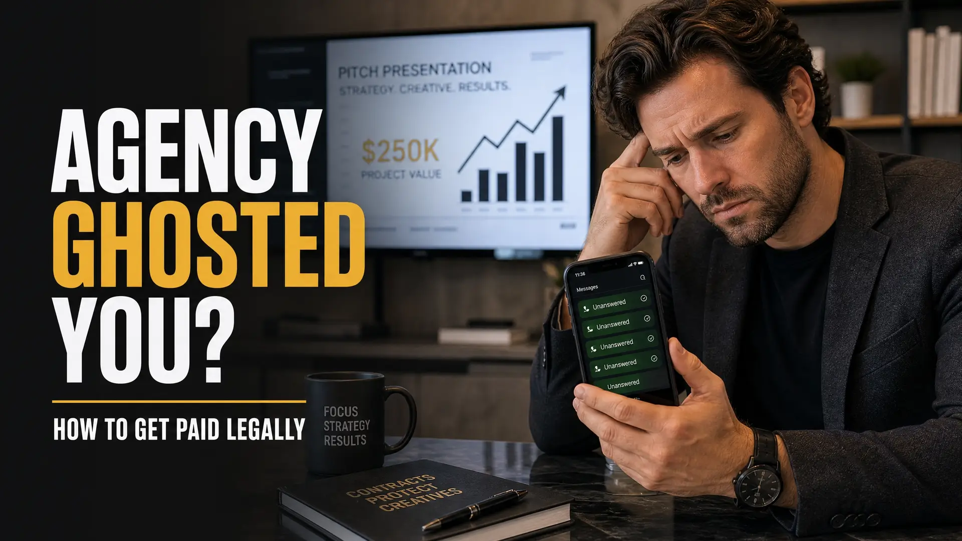 Agency Ghosted After Winning Pitch? Here's How to Get Paid Legally