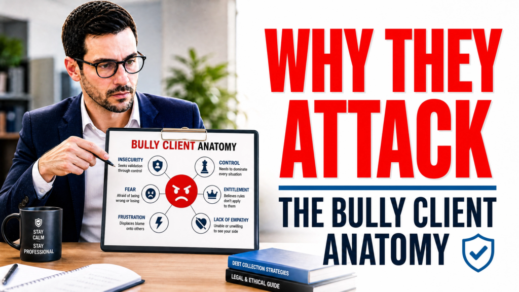 How to Safely Collect Debt from a Client Who is Intimidating or Aggressive over Email