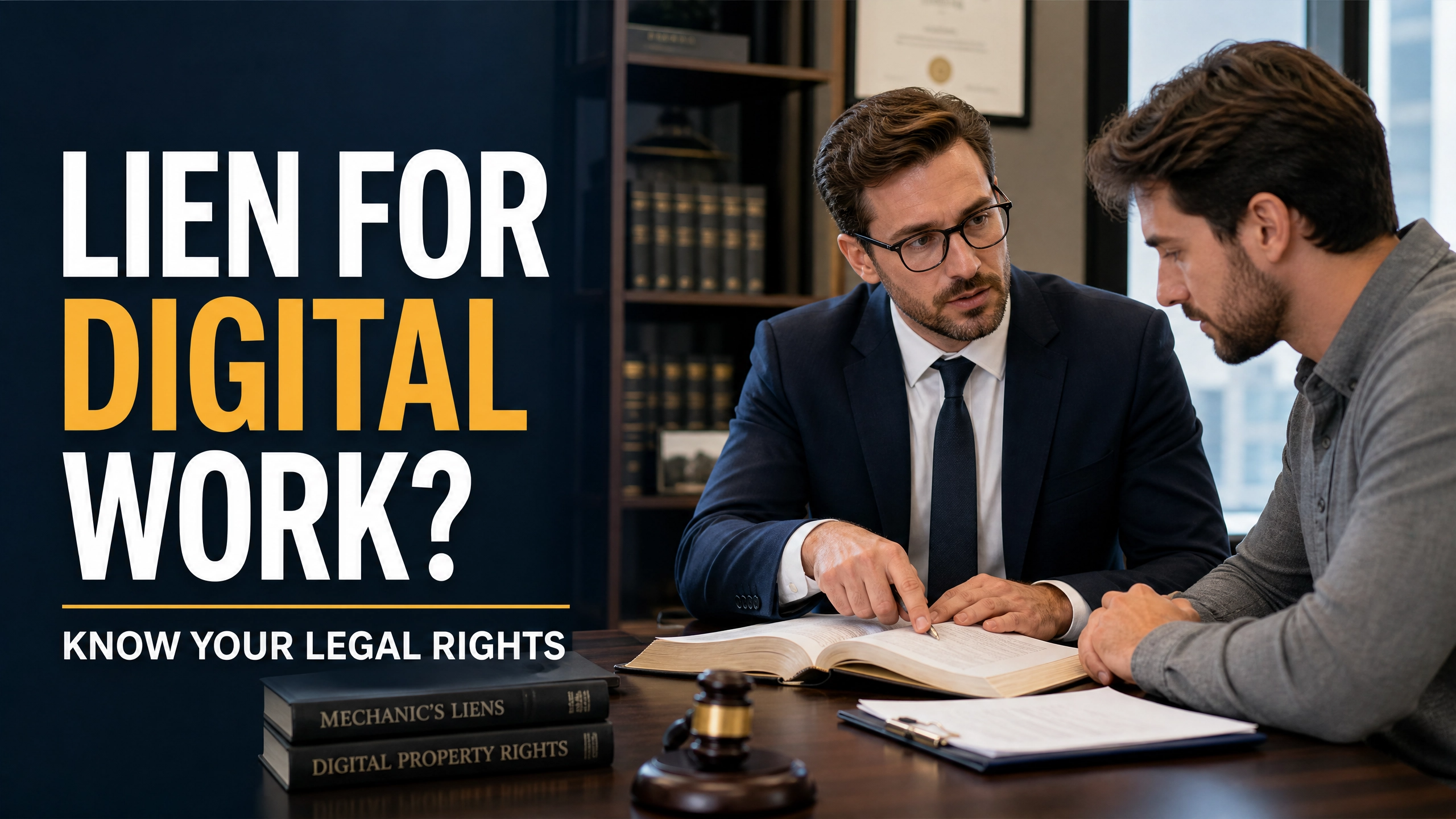 Can a Digital Contractor File a Lien for Unpaid Work ?