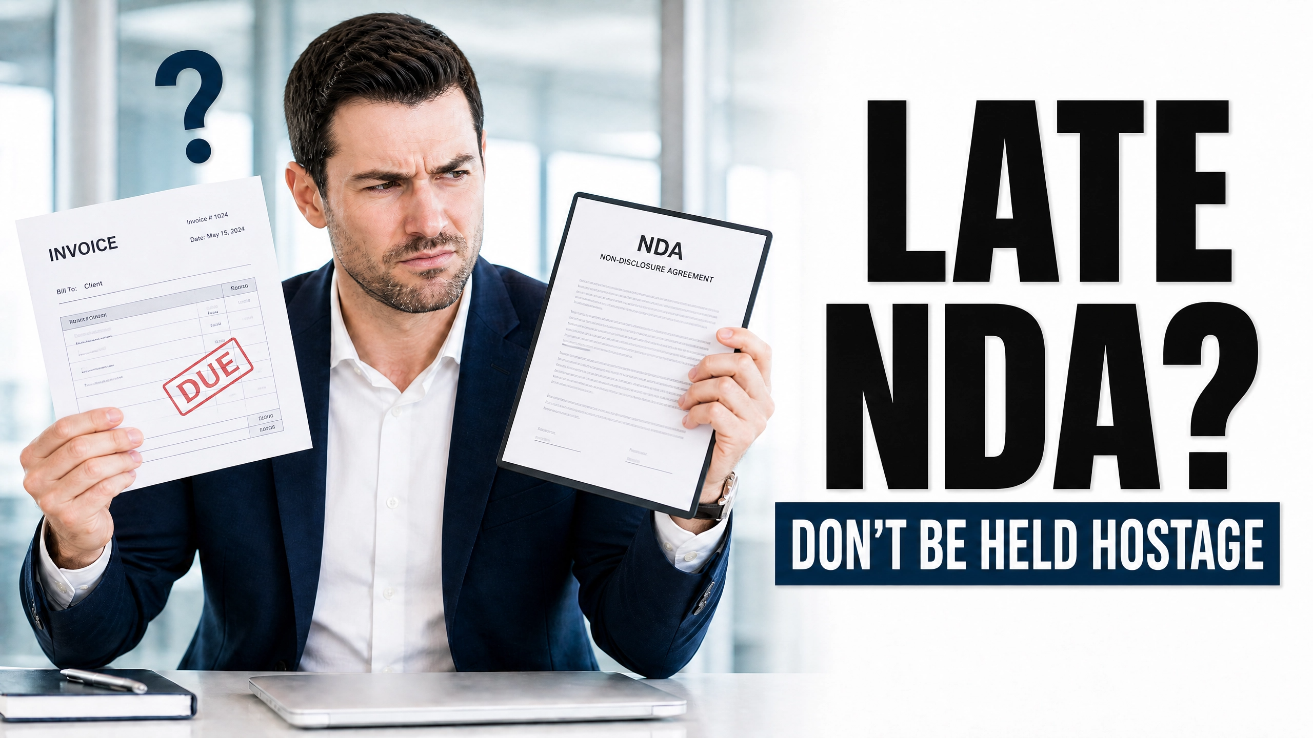 How to Handle a Client Who Retrospectively Demands an Uncontracted NDA Before Clearing an Invoice