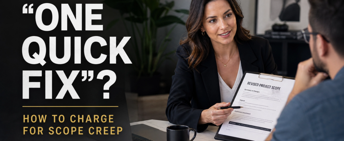 Client Asked for “One Quick Fix”? Here’s How to Charge for Scope Creep Without Losing Client