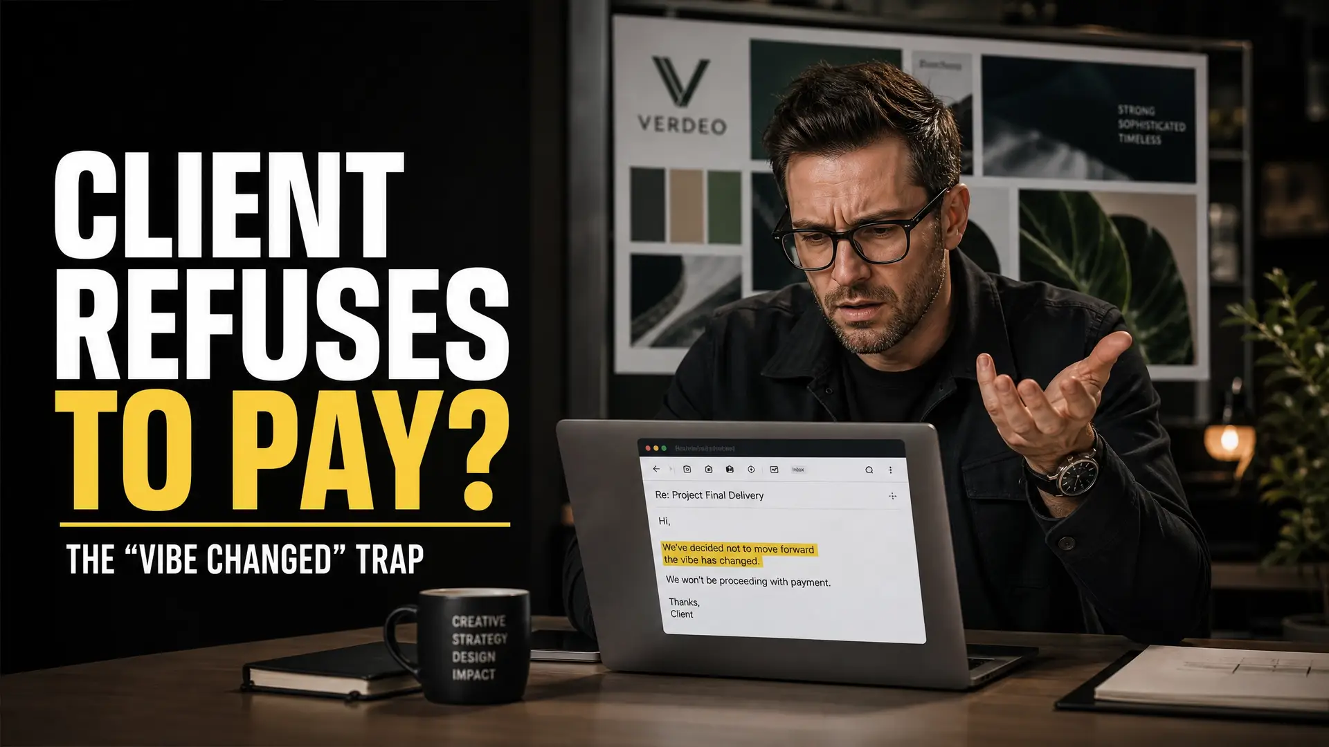 The Client Refuses to Pay the Creative Director Asset Fee Claiming 'The Vibe Changed'