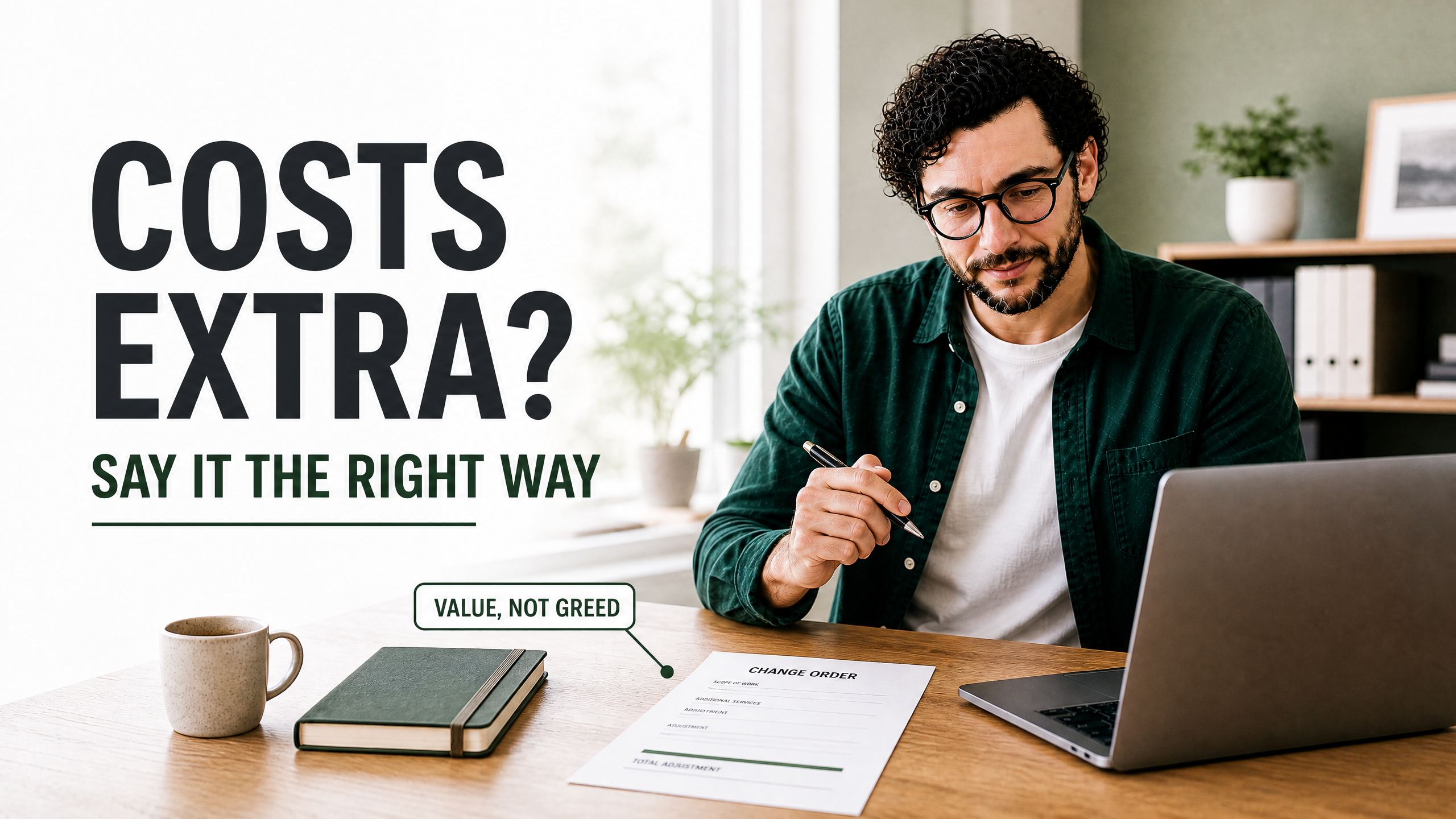 How to Say That Costs Extra Without Sounding Greedy