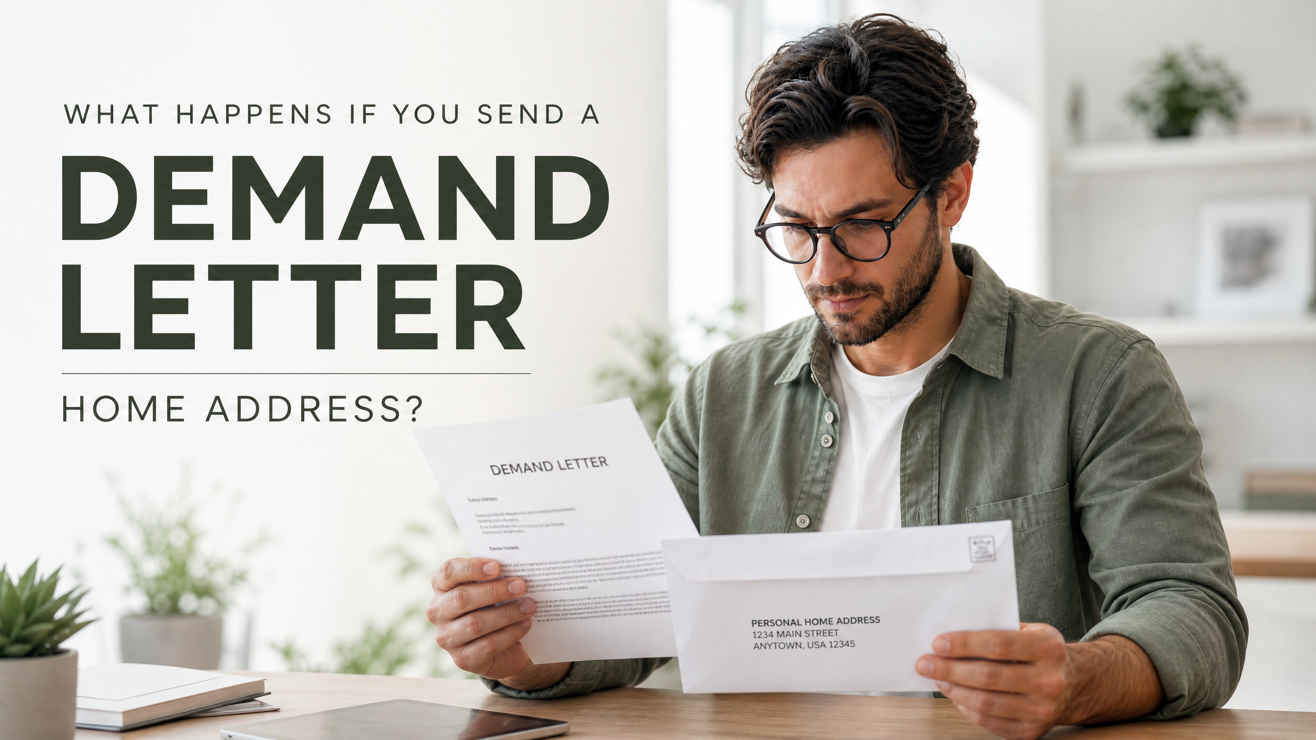 What Happens If You Send a Formal Legal Demand Letter to a Client's Personal Home Address?