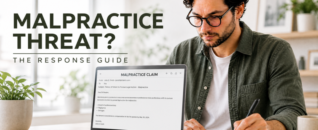 Client Threatens to Sue You for Malpractice After You Demand Payment? A Freelancer’s Legal Response Guide