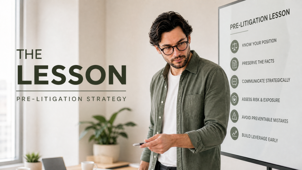 The Pre-Litigation Checklist: 7 Things to Secure Before Telling a Client 'You'll Hear from My Lawyer'