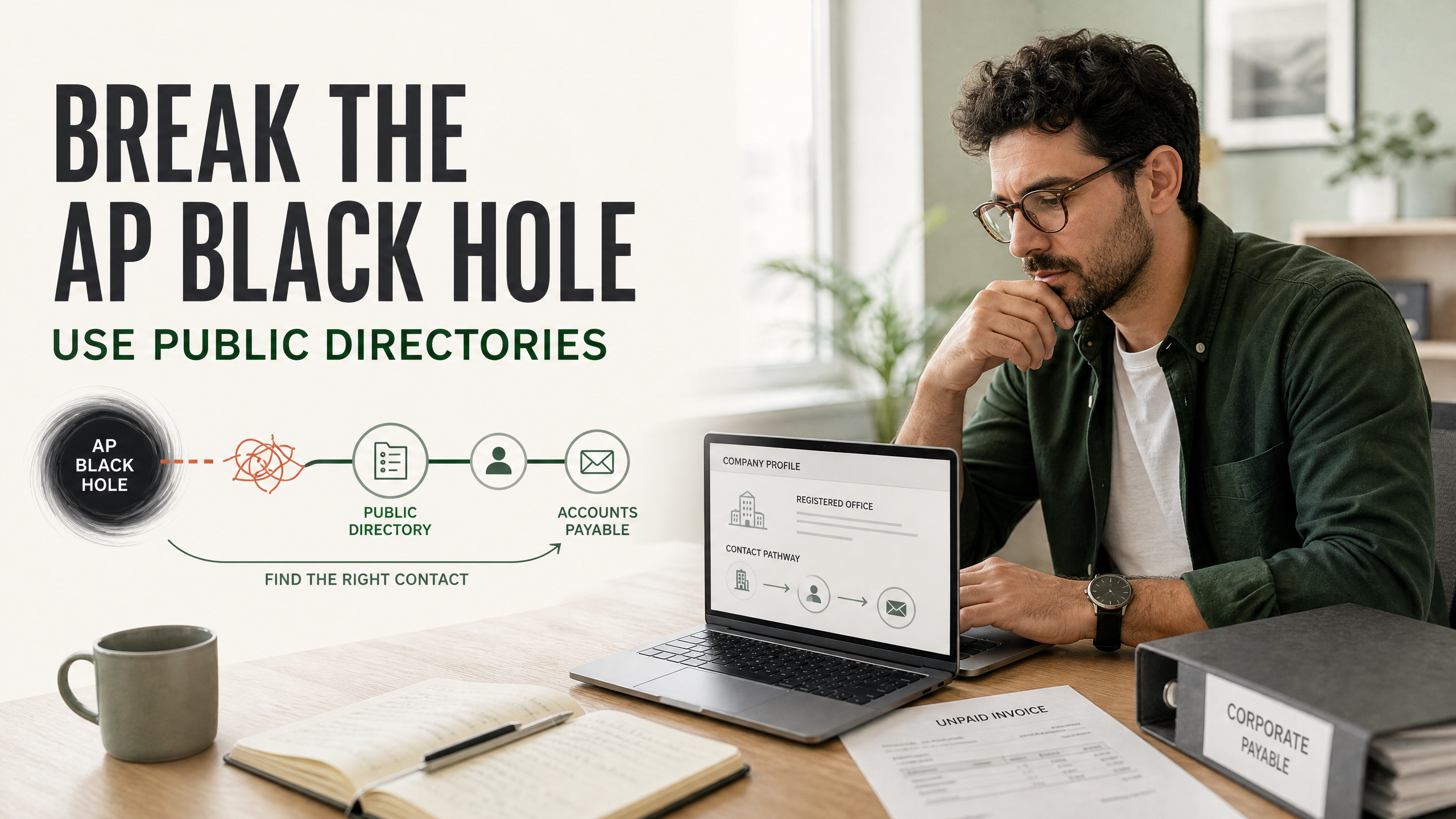 How to Break Through the Accounts Payable Black Hole Using Public Corporate Directories