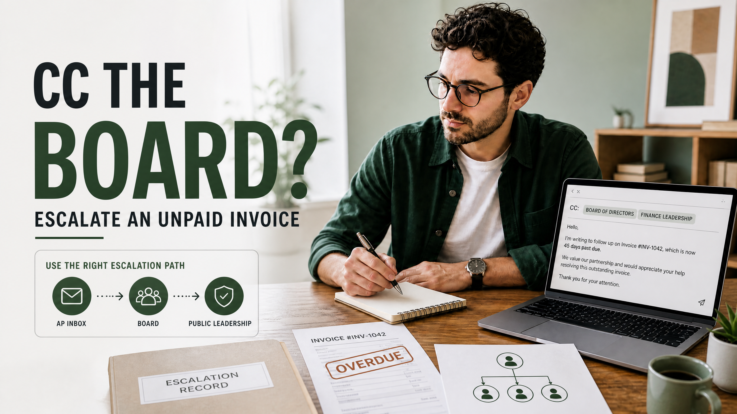How to Use the CC Your Board of Directors Technique to Escalate an Unpaid Invoice