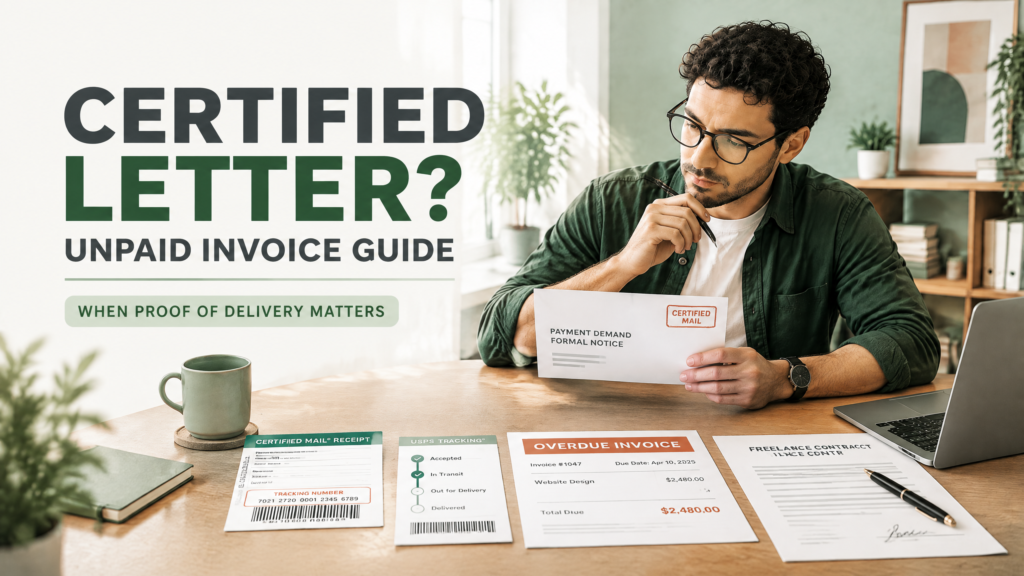 Should You Send Certified Letter for an Unpaid Invoice? A Freelancer’s Guide