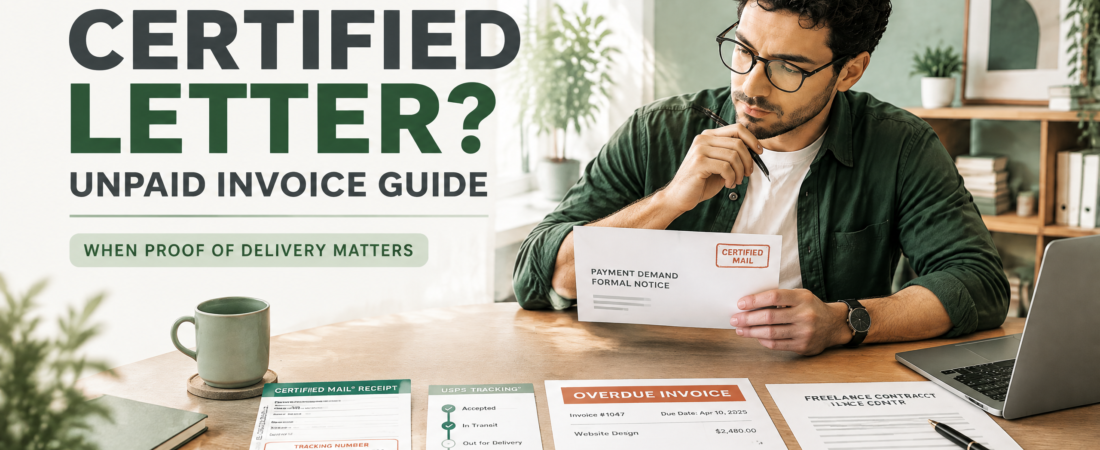 Should You Send Certified Letter for an Unpaid Invoice? A Freelancer’s Guide