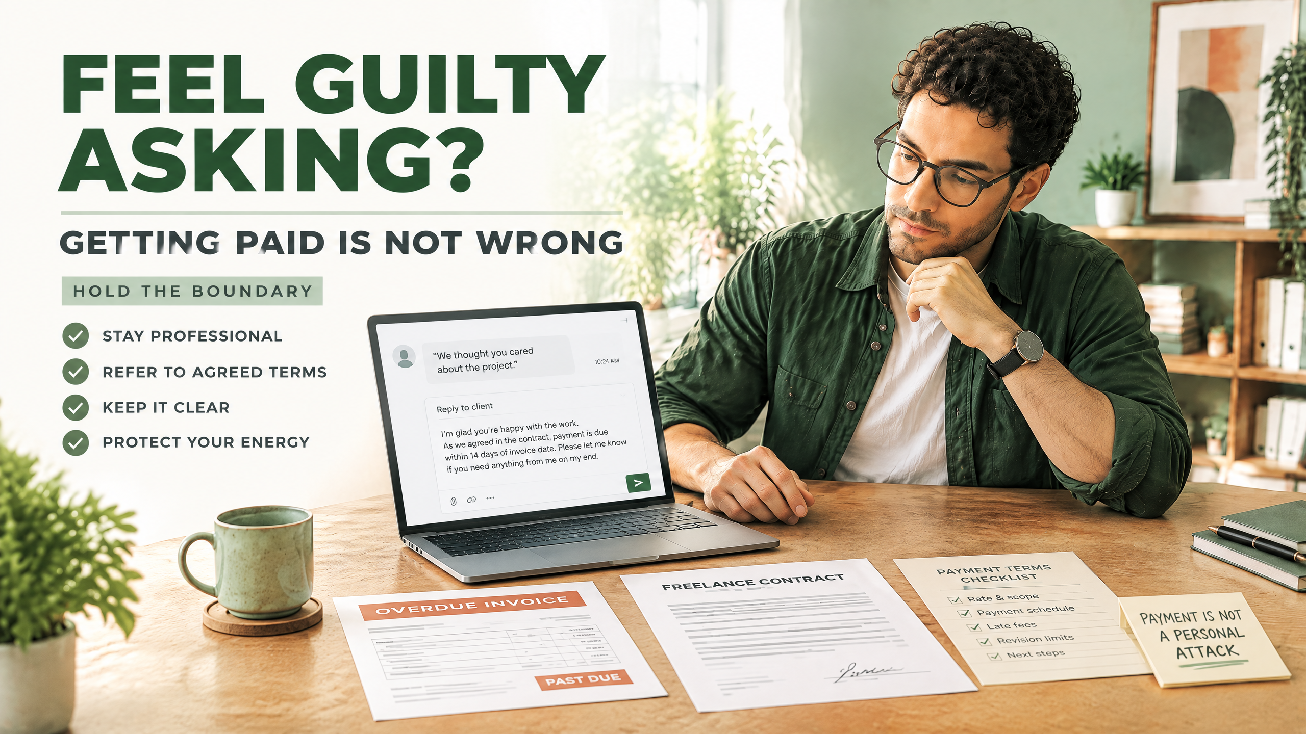 What to Do When a Client Guilt-Trip You for Asking to Get Paid