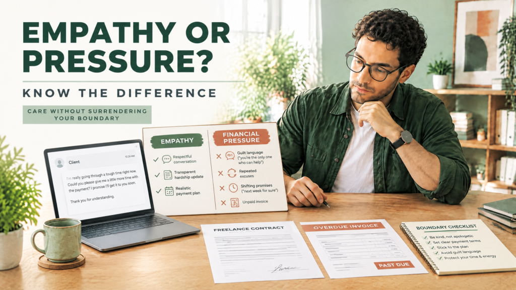 What to Do When a Client Guilt-Trips You for Asking to Get Paid