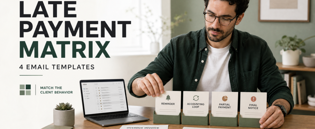 The Late Payment Matrix: 4 Email Templates for Different Client Behaviors