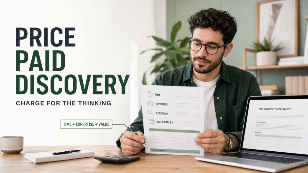 How to Stop Giving Away Free Strategy on Sales Call: A Freelancer’s Guide to Paid Discovery
