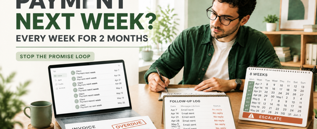 How to Handle a Client Promises Payment Next Week Every Week for Two Months
