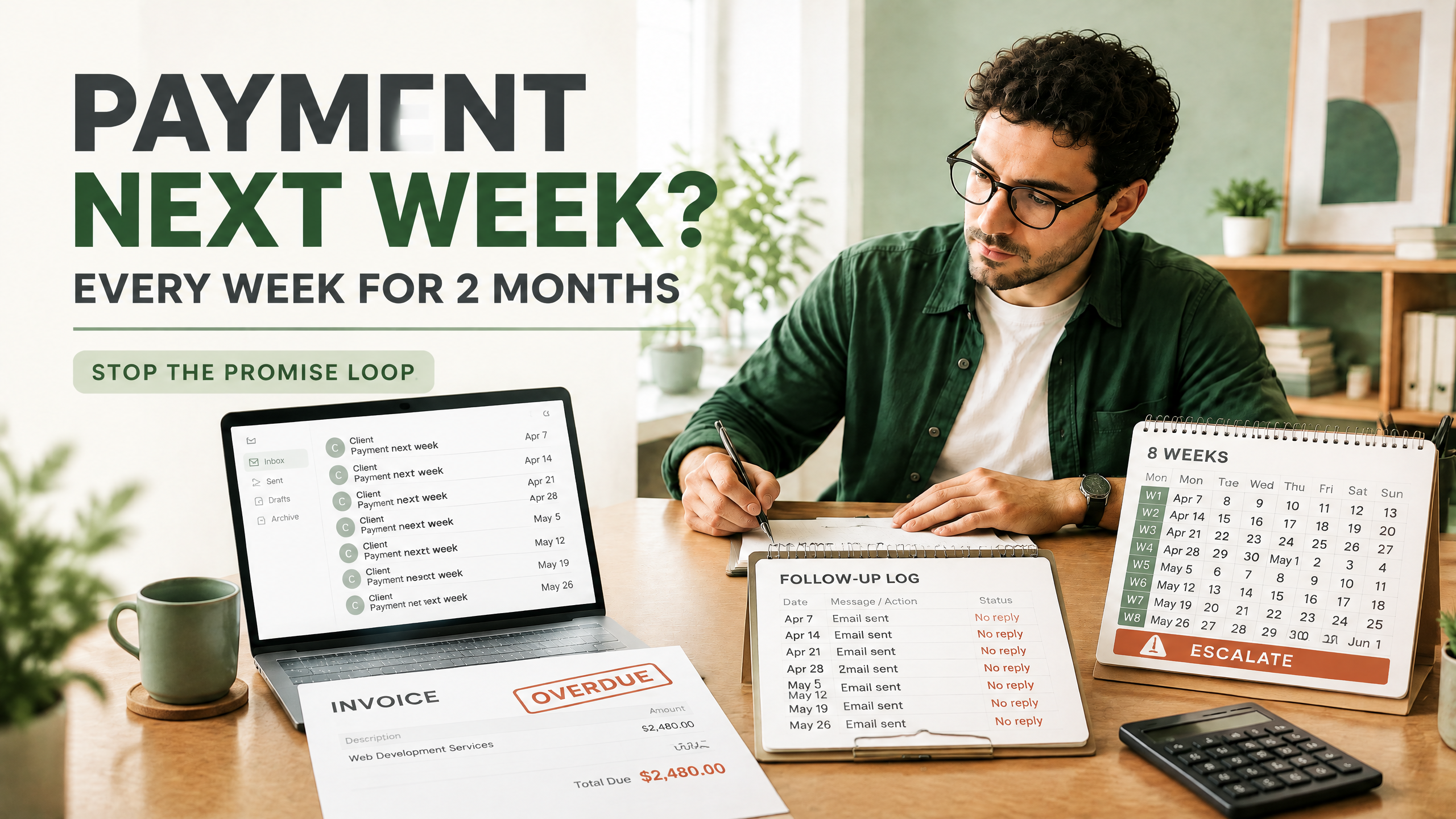 How to Handle a Client Promises Payment Next Week Every Week for Two Months